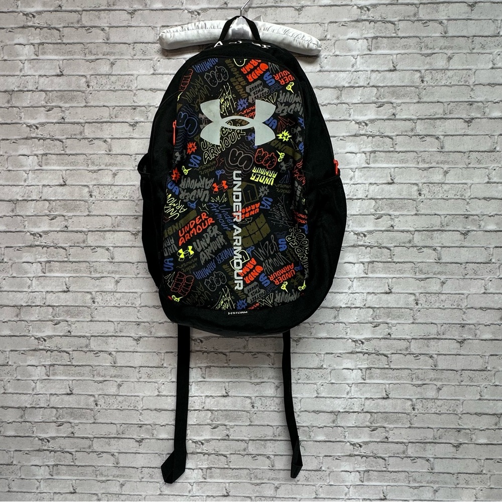 UNDER ARMOUR HUSTLESPORT Bookbag Backpack ASHER Personalized 21in X 16in READ